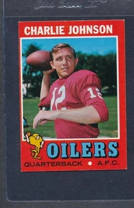 1971 Topps #085 Charlie Johnson Oilers EX/MT *2909 - Foto 1 di 1
