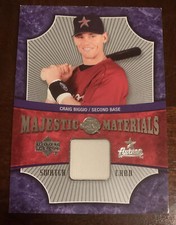 2005 Upper Deck Sweet Spot Majestic Materials Craig Biggio Houston Astros