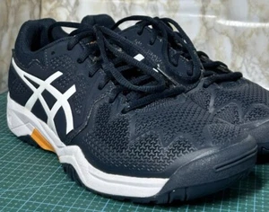 ASICS Gel Resolución 8 Azul Blanco Naranja 1044A018 EE. UU. Talla 3,5 Junior Reino Unido 3 - Imagen 1 de 15