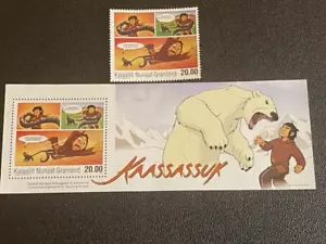 2011 GREENLAND ##595,595a. COMIC STRIP BY FLEISCHER REX - Picture 1 of 7