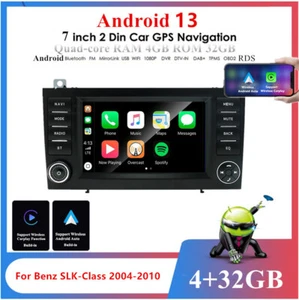 Android Car Stereo Radio GPS Nav WIFI For Benz SLK-Class R171 2004-2010 Carplay - Picture 1 of 23