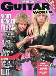 Guitar World Magazine February 1989 Night Ranger Jeff Watson Brad Gillis & More! - Imagen 1 de 1