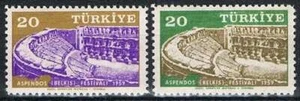 Turkije/Turkey postfris 1959 MNH 1623-1624 - Spelen in Aspendos - Picture 1 of 1