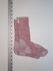 SMARTWOOL Socks Women's Medium 7-9.5 Calf Speckled Rose Cream Gray Padded Sole