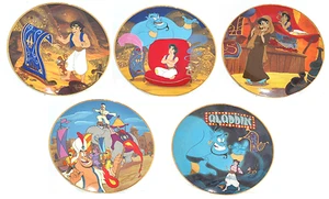 Disney Aladdin Jasmine Genio Príncipe Ali Coleccionista Plato Bradford Exchange 1994 - Imagen 1 de 10