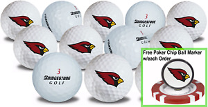Arizona Cardinals Golf Balls 12 pack Bridgestone B330-RX Refinished