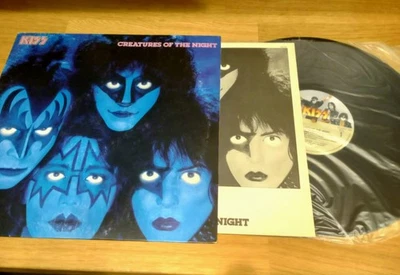 RARE Japanese Pressing KISS Creatures of the Night Vinyl Record - Image 1 of 2