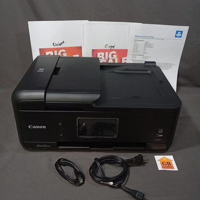 Canon PIXMA TR8520 Wireless InkJet All-In-One Color Printer WINDOWS 10 Tested - Image 1 of 4