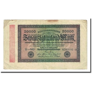 [#170699] Geldschein, Deutschland, 20,000 Mark, 1923-02-20, KM:85a, S - Zdjęcie 1 z 2