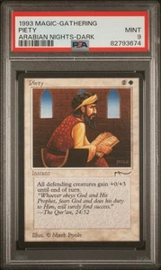 Piety (Dark) - Arabian Nights - MINT - PSA 9. POP 20. See MTG in Store. - Picture 1 of 2