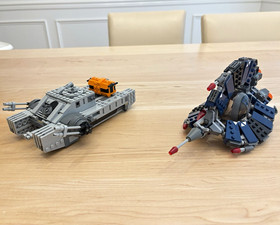 LEGO Star Wars Imperial Assault Hovertank 75152 and Droid Tri-Fighter 8086