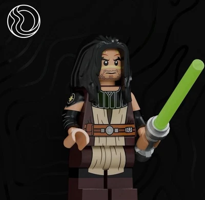 LEGO Star Wars OBT Bricks Custom Twilight Tracker Quinlan Vos Minifigure NEW - Image 1 of 3