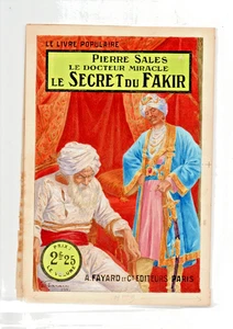 STARACE. Gouache originale couverture de LE SECRET DU FAKIR. Le livre populaire - Picture 1 of 1