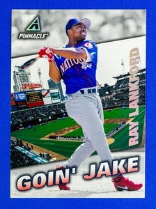 Ray Lankford #14 (1997 Pinnacle) Jumbo 3.5"x5" Power Pack Goin' Jake, Cardinals - Picture 1 of 2