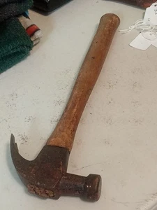 Vintage Stanley Hammer - Small Round Head with Wood Handle - Picture 1 of 5
