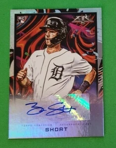 2022 Topps Fire - ZACK SHORT RC AUTO - Detroit Tigers ROOKIE - Imagen 1 de 2