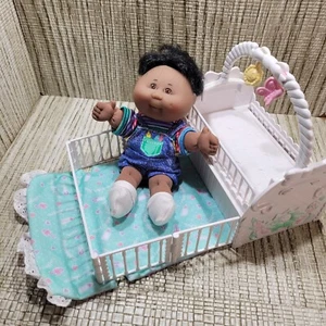 Cabbage Patch Kids Doll 1995 CRIB/PLAYPEN 8 Inch (ALL IN PICTURE) LOT D - Picture 1 of 6