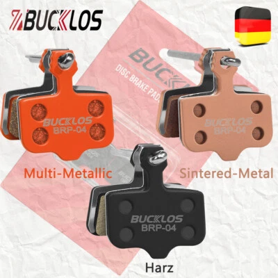 BUCKLOS Fahrrad Scheibenbremsbeläge for SRAM DB1/DB5/XX AVID Elixir 1/5/9/CR/R - Bild 1 von 4