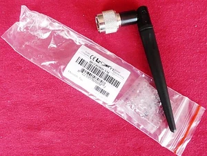 L-Com 2.4 GHz Rubber Duck Antenna N-Male Connector, HG2403RD-NM,UPC 822335070707 - Picture 1 of 4