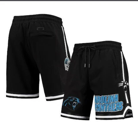 Newest Men's Carolina Panthers Fans Loose Workout Sports Jogging Training Shorts Cover