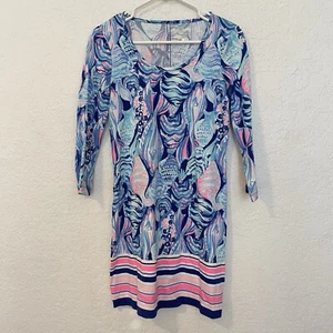 Vestido Lilly Pulitzer Mujer XS PEZ Manga 3/4 EC - Imagen 1 de 9