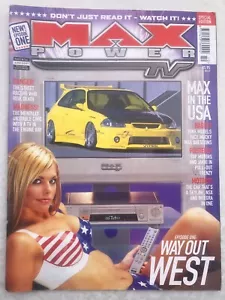 MAX POWER SPECIAL ADDITION No 1 - MAGAZINE - WAY OUT WEST - SEPT 2001 - NO VIDEO - Foto 1 di 1