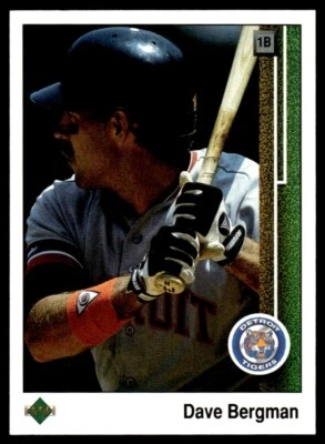 1989 Upper Deck #266 Dave Bergman Detroit Tigers - Image 1 of 2