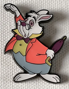 NEW Loungefly Disney Enamel Pins White Rabbit Alice In Wonderland Pin - Picture 1 of 3