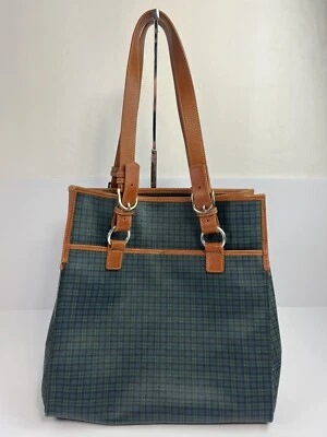 Ralph Lauren Vintage Reloj Verde Cuadros Viaje Pañales Libro Bolso de Mano RARO Foto 1 de 4