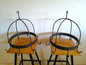 Vintage/Antique Iron Pot/Meat Hanging Racks - Picture 1 of 8