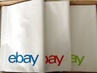 New Ebay 12"X15" White Polymailers (No Padding) 101 Pieces Blue Red Green Logo