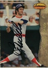  Bernardo Bernie Carbo Boston Red Sox Autographed 1994 Ted Williams Signed Card 