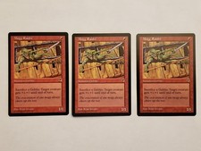 Awesome Magic the Gathering MTG Tempest Mogg Raider x3 nm/mint English