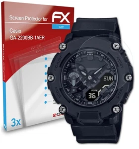 atFoliX 3x Schermbeschermer voor Casio GA-2200BB-1AER Screen Protector duidelijk - Zdjęcie 1 z 9