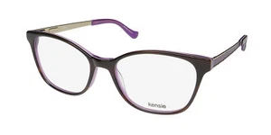 NEW KENSIE TRAVEL GLASSES FULL-RIM WOMENS DT CAT EYE 51-17-135 PURPLE PLASTIC - Picture 1 of 8