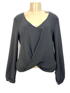 Gabrielle Union New York & Co Collab Twist Front Top - Sz Small SC23 - Picture 1 of 9