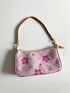 Rosa Handtasche Schultertasche Baguette Bag klein Pink - Bild 1 von 7