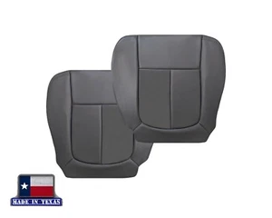 2009 2010 2011 Ford F150 Lariat Driver & Passenger Bottom Gray Seat Covers - Picture 1 of 8