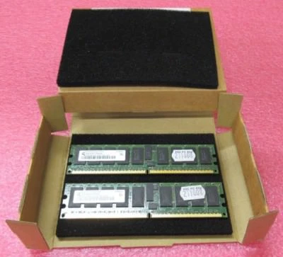 Fujitsu 8GB 2x4GB DDR2-667 PC2-5300 rg ECC RAM S26361-F3449-L514 For Blade BX630 - Image 1 of 4