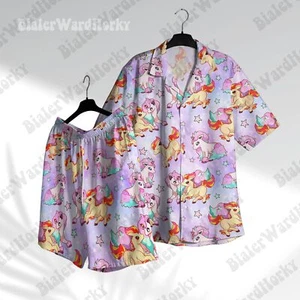 Ponyta Hawaiihemd Fire Type Shirt Aloha Shirt Anime Shirt Galarian Ponyta - Bild 1 von 4