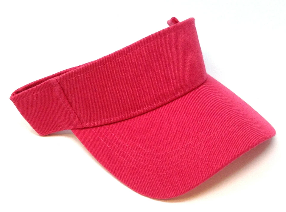 SÓLIDO LISO EN BLANCO SOL GOLF VISERA GORRA CURVO BILLETE AJUSTABLE RETRO EXTERIOR Foto 1 de 1