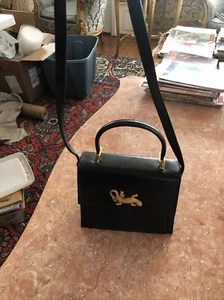 VICENZA leather and gold hardware handbag 9” x 8” NEVER WORN - Picture 1 of 12