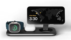 Satechi Qi2 3 in 1 Wireless Charging Station, iPhone 16 charger with 15W Fast Wi - Zdjęcie 1 z 9