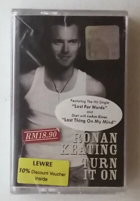 Turn It On by Ronan Keating Rare 2003 Malaysia Cassette Brand New Sealed - Image 1 of 3