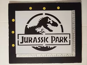 Jurassic Park Dinosaur 11" x 8.5" Sheet Custom Stencil FAST FREE SHIPPING - Picture 1 of 2