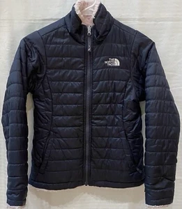 The North Face Girls Mossbud Swirl Reversible Jacket | Navy / Pink | Medium - Picture 1 of 10