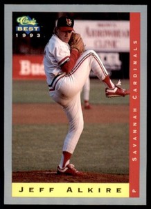 1993 Classic Best Jeff Alkire Savannah Cardinals #93