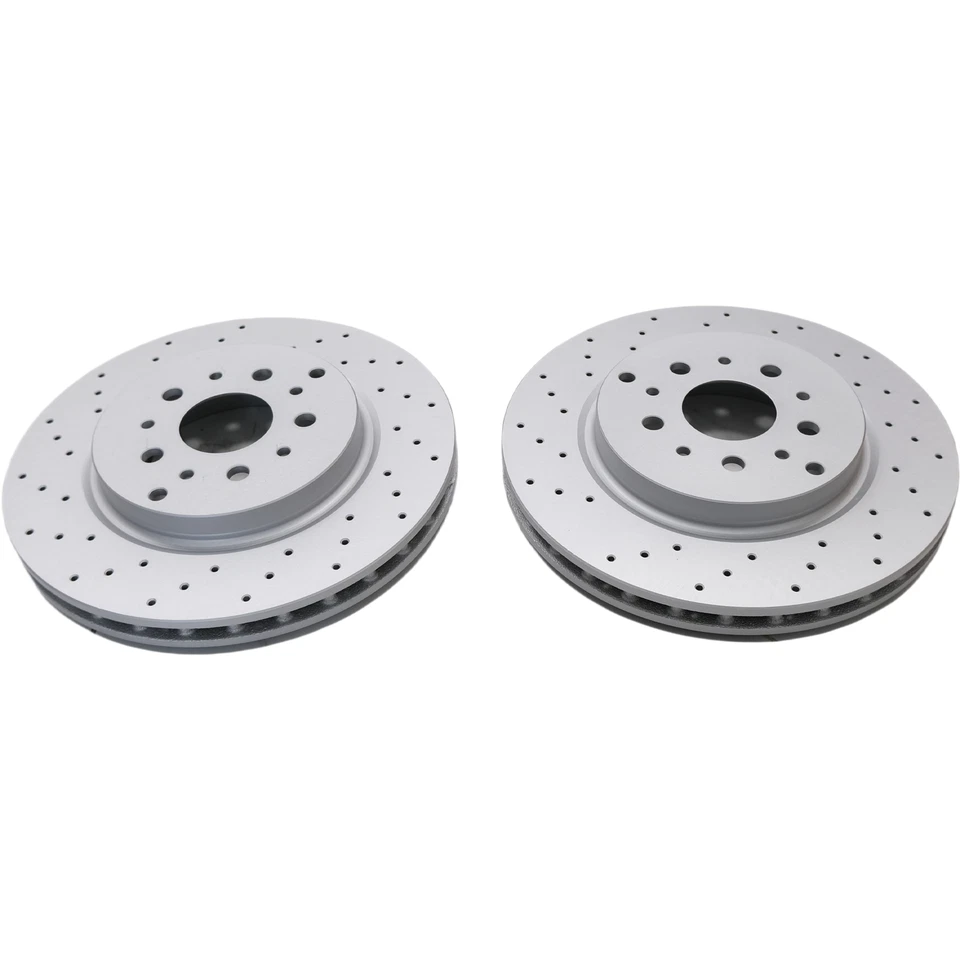 NEW 228411 Rear Brake Rotor Set for Maserati Granturismo Quattroporte Grancarbio - Image 1 of 4