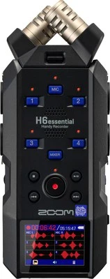 Zoom H6essential Handy Recorder 32-bit Aufnahme audiorecorder Mikrofon Schwarz - Bild 1 von 4