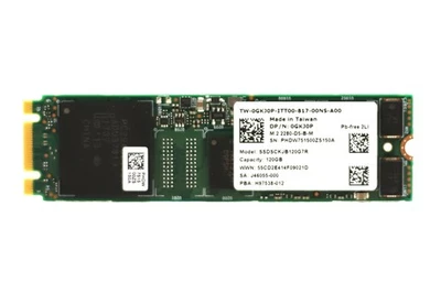 Dell SSDSCKJB120G7R 120GB 6Gb/s M.2 2280 NVMe MLC SATA SSD P/N: 0GKJ0P Tested - Image 1 of 2